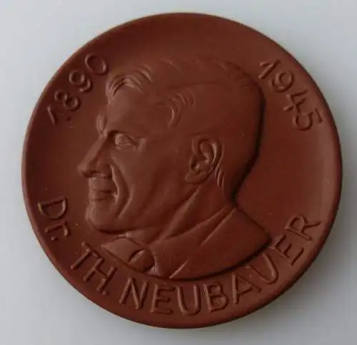 Meissen Medaille: Dr. Th. Neubauer 1890-45 Akademie der pädagogischen, Orden2728