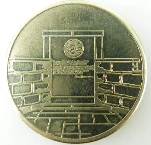 Medaille: silberfarben Zentralschule für Kampfgruppen Ernst Thälmann e1631