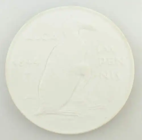 e11802 Meissen Medaille Vogelsammlung Naumanns im Köthener Schloss 1985