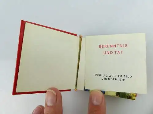 Minibuch: Bekenntnis und Tat 1979 Verlag Zeit im Bild e264