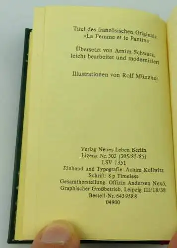 Minibuch: Der Teufel ist ein Weib , Verlag neues Leben Berlin 1985 / r033