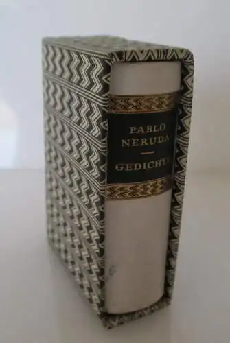 Minibuch Pablo Neruda Gedichte mit Danksagung innenliegend bu0154