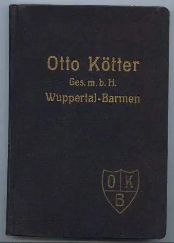 Katalog: Otto Kötter Wuppertal-Barmen Ketten-Fabrik