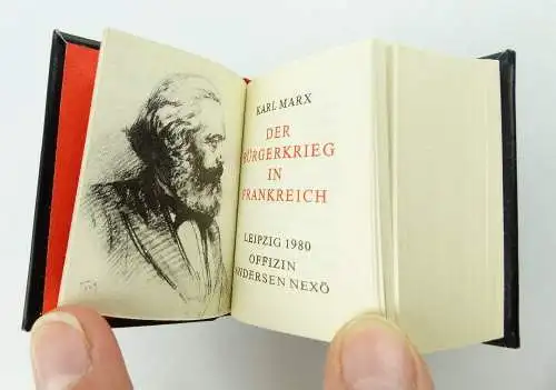 Minibuch : Karl Marx der Bürgerkrieg in Frankreich Dietz Verlag Berlin 1980 e090