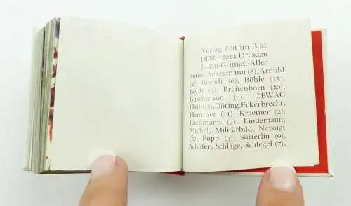 E11268 Minibuch Deutsche Demokratische Republik mit Vorwort zur Erinnerung an