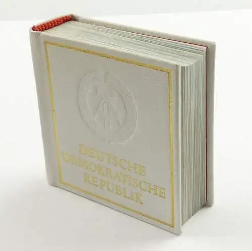 E11268 Minibuch Deutsche Demokratische Republik mit Vorwort zur Erinnerung an