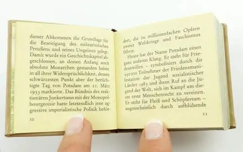 E11267 Minibuch Havelbezirk Potsdam mit Widmung Neuer Weg Offizin Andersen Nexö