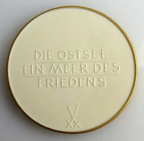 Meissen Medaille: Ostsee Woche, Die Ostsee ein Meer des Friedens, Orden2208