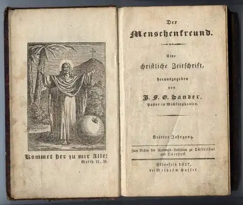 Der Menschenfreund eine christl. Zeitschift 1827