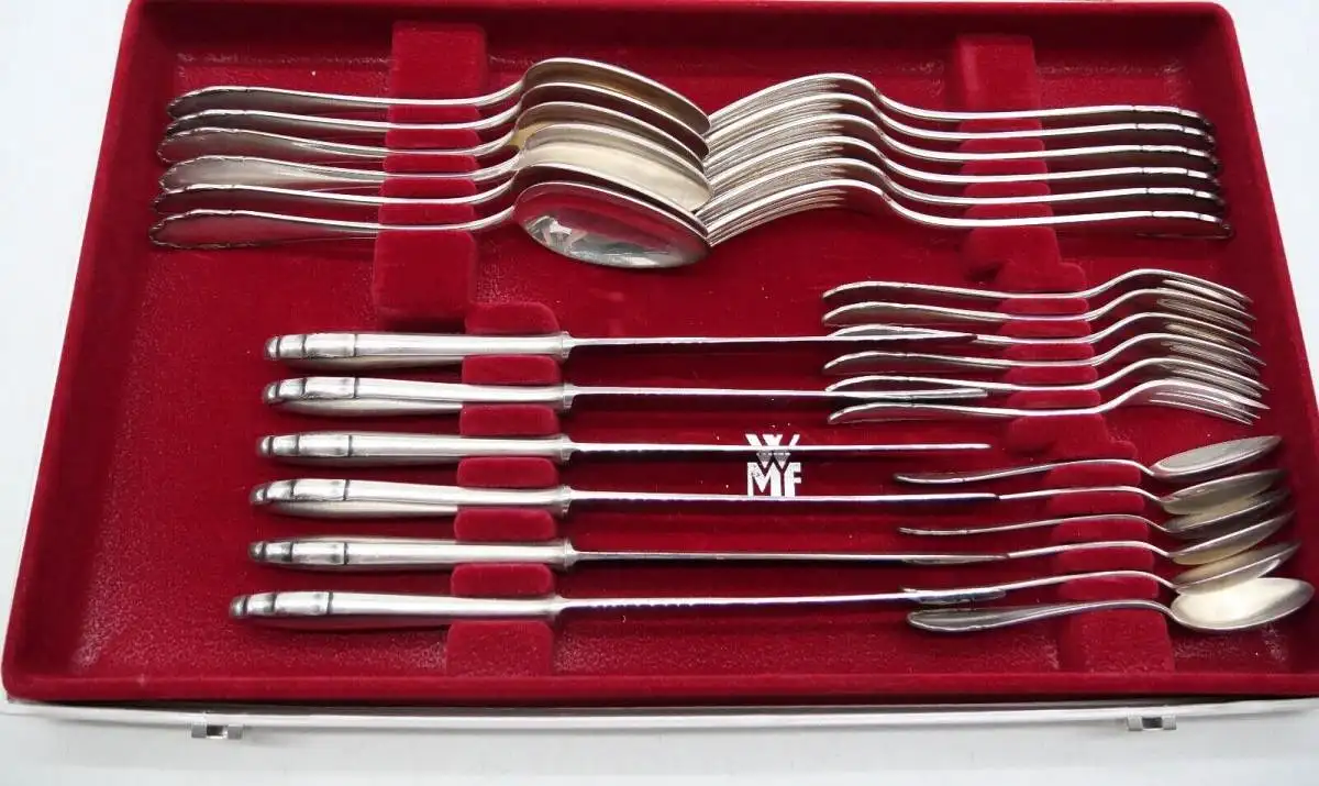 WMF Besteck 30 Teile versilbert 90 iger Auflage in OVP  H410 1