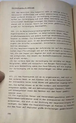 Gefechtsvorschrift der Landstreitkräfte 1984 Zug und Gruppe / Panzer, Buch2562