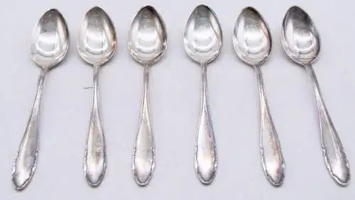 6  Kaffeelöffel WMF versilbert 90 iger Auflage H400