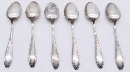 6  Kaffeelöffel WMF versilbert 90 iger Auflage H400