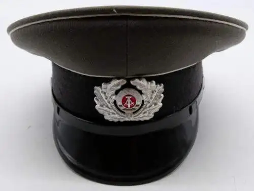 DDR NVA Schirmmütze Motschützen Unteroffizier Größe 54 von 1987 #H386