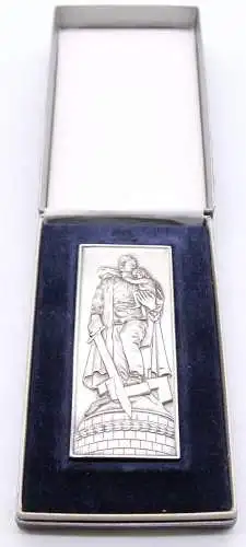 Original Medaille / Plakette  Ehrenmal in Treptow in OVP H308