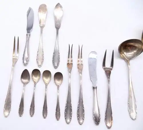 17 Vorleger WMF  versilbert 90 er Auflage  H302