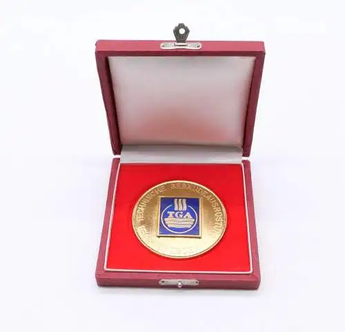 e12483 DDR Medaille VEB technische Gebäudeausrüstung Dresden TGA