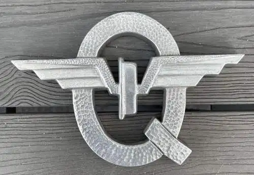 seltene Fahnenspitze Deutsche Reichsbahn silberfarben m042