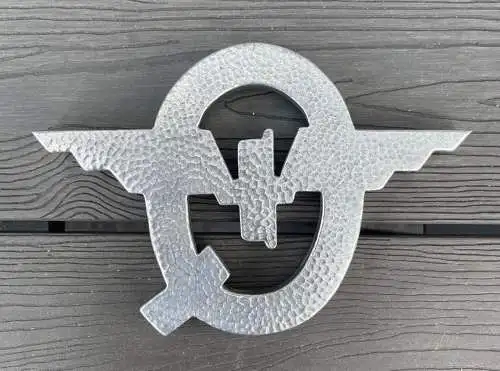 seltene Fahnenspitze Deutsche Reichsbahn silberfarben m042