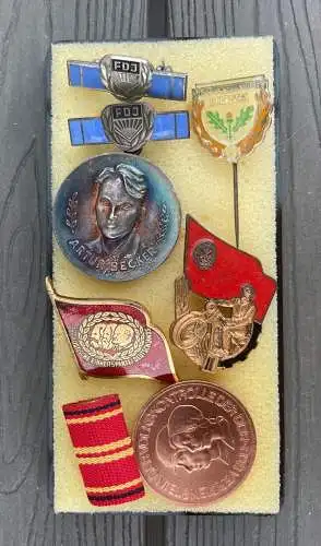 m026 original Posten Orden Medaillen FDJ DDR SED Jagd