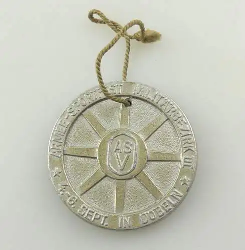 E12376 Original alte Medaille Militär Sport Fest der Neuerer 1964 ASV Döbeln