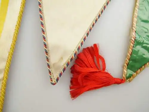 e12321 5 große Wimpel Warschauer Vertrag 