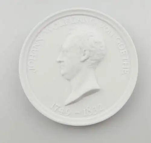 e12292 Meissen Medaille Johann Wolfgang von Goethe staatliche Museen Berlin DDR