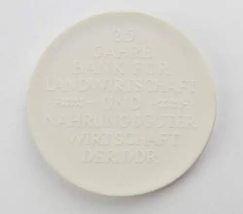 e12248 Meissen Medaille 25 Jahre Bank für Landwirtschaft und Nahrungsgüter DDR