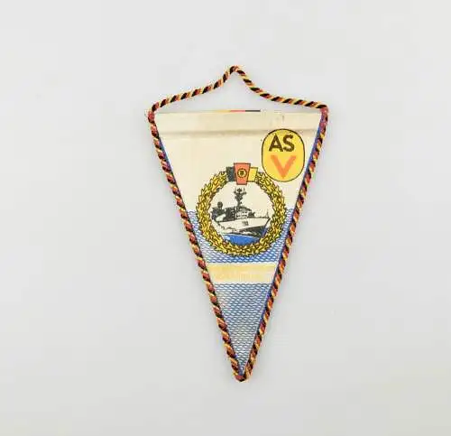 e12199 Toller kleiner Wimpel ASV Sportorganisation Volksmarine DDR