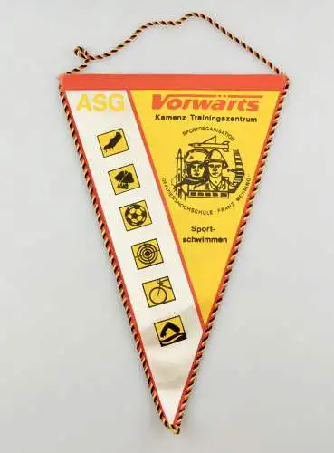 e12198 Wimpel ASG Vorwärts Trainingszentrum Sportschwimmen Offiziershochschule