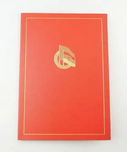 e12186 Konvolut Urkunden FDGB Nationale Front Ehrennadel Silber Gold DFD 