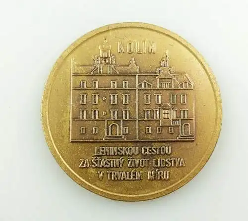 e12159 Original alte Medaille CSSR an Deutschen verliehen 1986