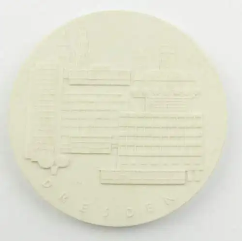 e12136 Große Meissen Medaille Zur Erinnerung der Rat der Stadt Dresden 