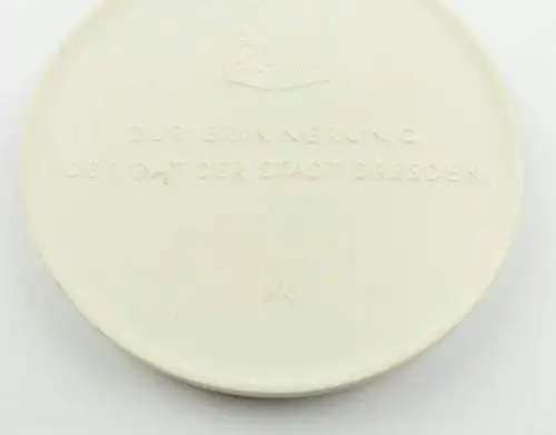 e12136 Große Meissen Medaille Zur Erinnerung der Rat der Stadt Dresden 