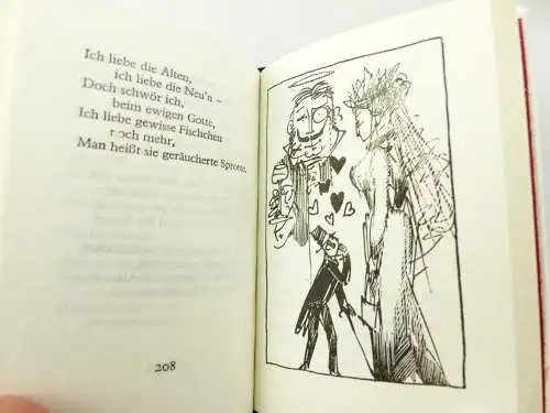 e12105 2 Minibücher Heinrich Heine Deutschland ein Wintermärchen Buch der Liebe