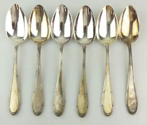  e12019 6 versilberte Menülöffel von WMF 90 in Auflage