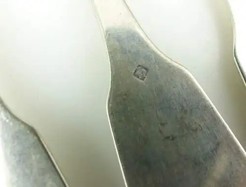  e12008 6 Gabeln BAF sehr alt aus Metall mit Monogramm ER