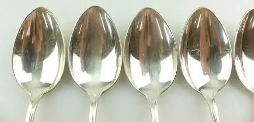 e11960 6 versilberte WMF Kaffeelöffel 90 in Auflage 