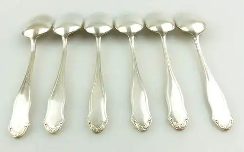 e11960 6 versilberte WMF Kaffeelöffel 90 in Auflage 