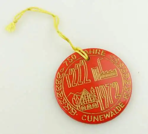 e11954 Original alte Plakette 750 Jahre Cunewalde selten 1222 bis 1972 
