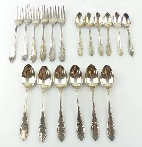 e11914 18 Teile Kaffe Besteck polnisch 