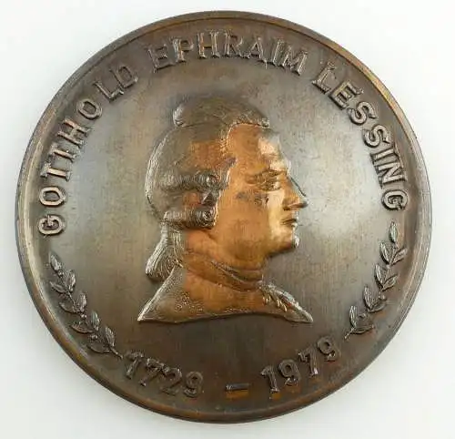 e11854 Lessing Medaille Kulturbund der DDR Fachgruppe Numismatik Kamenz 