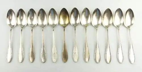  e11773 12 versilberte Esslöffel 90 in Auflage 