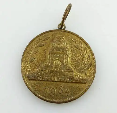 e11751 Original alte Medaille Leipzig 1964 Groß Staffellauf