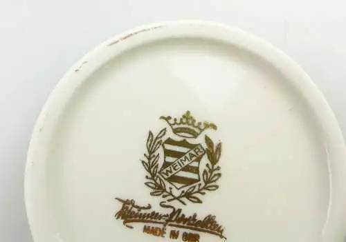  e11746 Weimar Porzellan Medaille Ehrengeschenk in OVP