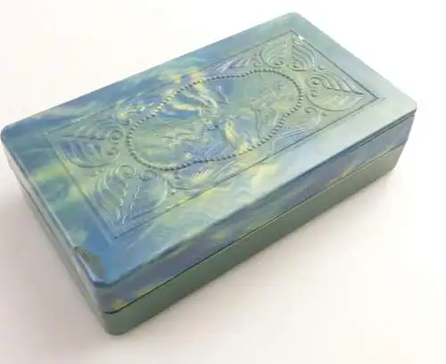  e11696 Original russische Kaffeelöffel versilbert mit Gravur in OVP selten