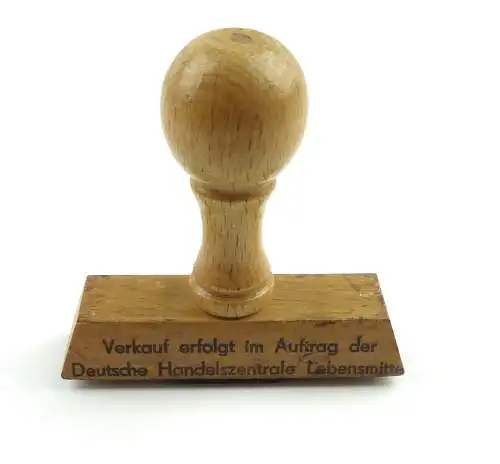 E11660 DDR Stempel Verkauf erfolgt im Auftrag Handelzentrale Lebensmittel Kamenz