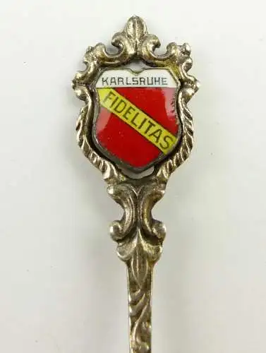 e11608 Alter Andenkenlöffel aus 835er Silber Karlsruhe Fidelitas 11g