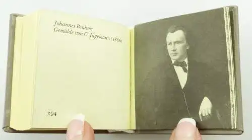 Minibuch Erinnerungen an Johannes Brahms Deutscher Verlag für Musik 1989 e11396