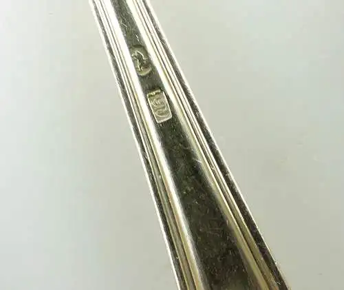 e11366 12 versilberte Kaffeelöffel mit Monogramm 90 in Auflage